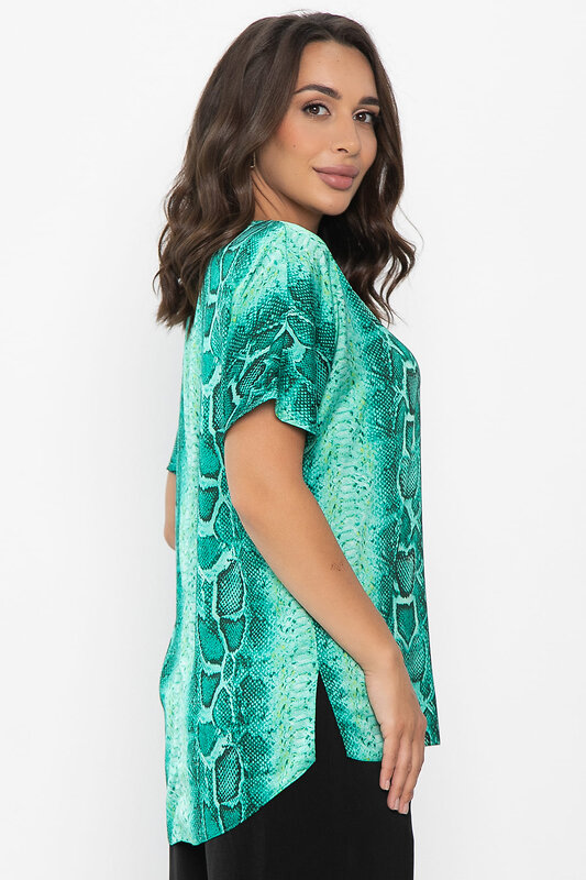 LT Collection Блуза 548558 Б14032-16М зеленый