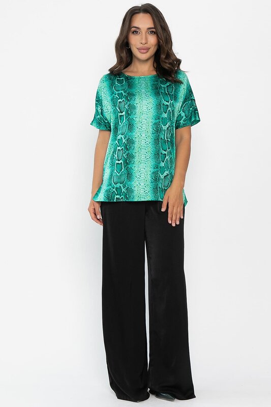 LT Collection Блуза 548558 Б14032-16М зеленый