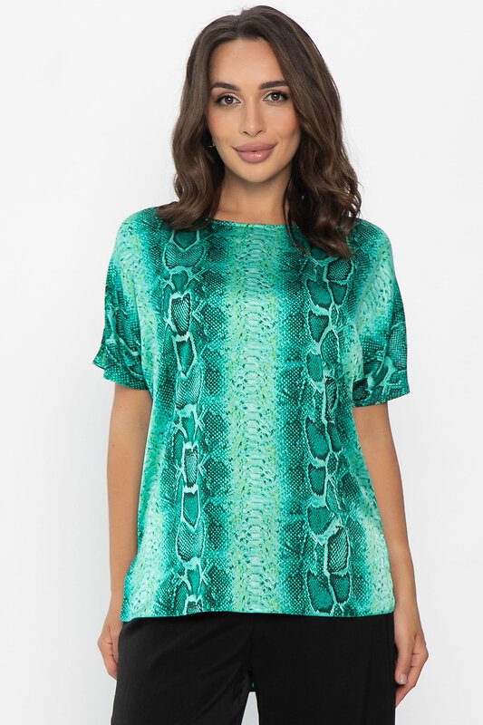 LT Collection Блуза 548558 Б14032-16М зеленый
