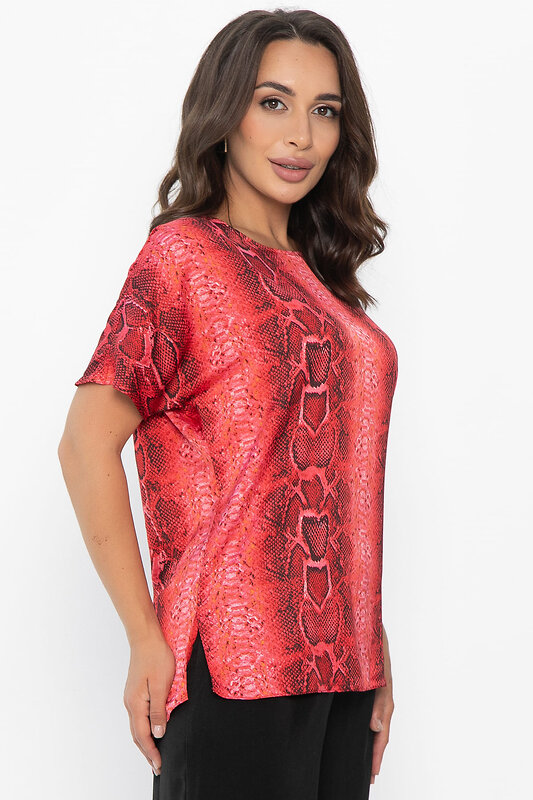 LT Collection Блуза 548559 Б14033-16М красный