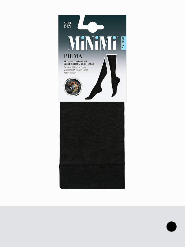Minimi Гольфы 548645 gamb. PIUMA 260 гольфы Nero (Черный)