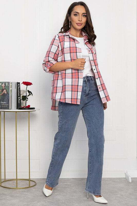 LT Collection Рубашка 548668 Б14036-18М розовый