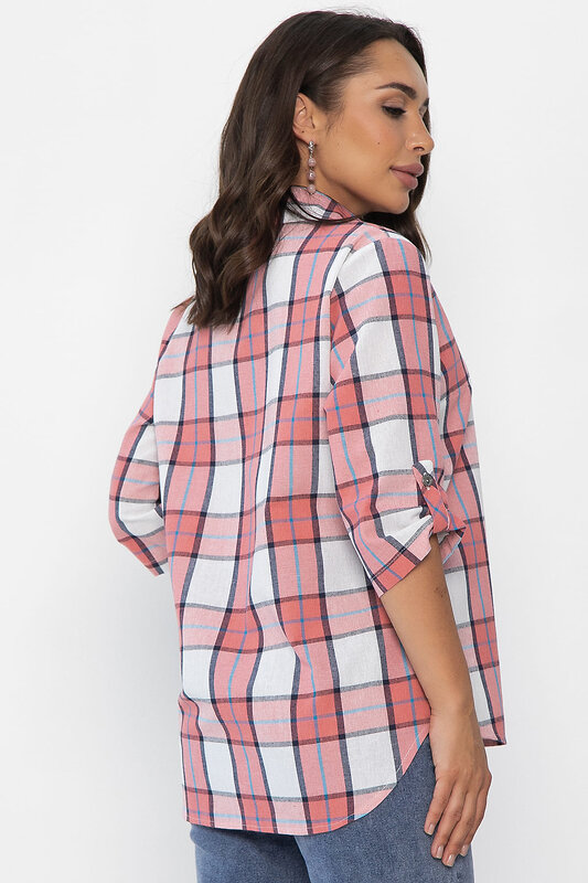 LT Collection Рубашка 548668 Б14036-18М розовый