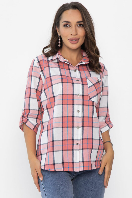 LT Collection Рубашка 548668 Б14036-18М розовый