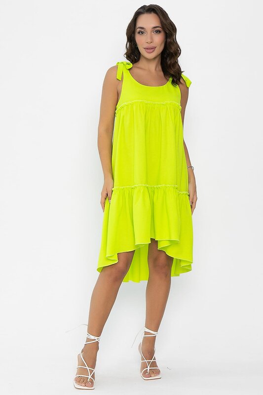 LT Collection Платье 548784 П14061-14М ярко-салатовый