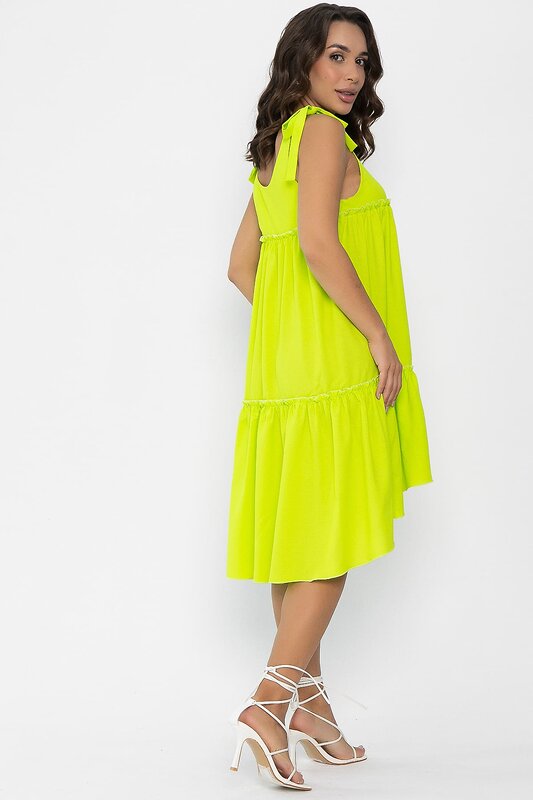 LT Collection Платье 548784 П14061-14М ярко-салатовый