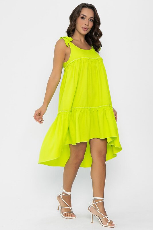 LT Collection Платье 548784 П14061-14М ярко-салатовый