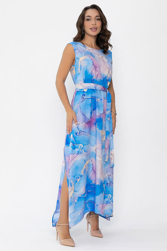 LT Collection Платье 548787 П14070-4М голубой