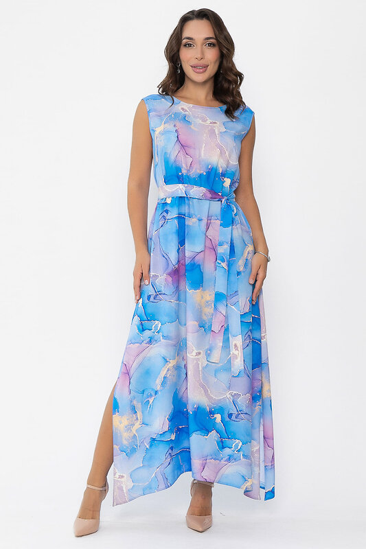 LT Collection Платье 548787 П14070-4М голубой
