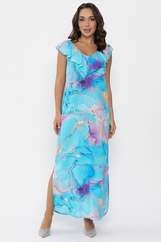 LT Collection Платье 548789 П14074-4М бирюза