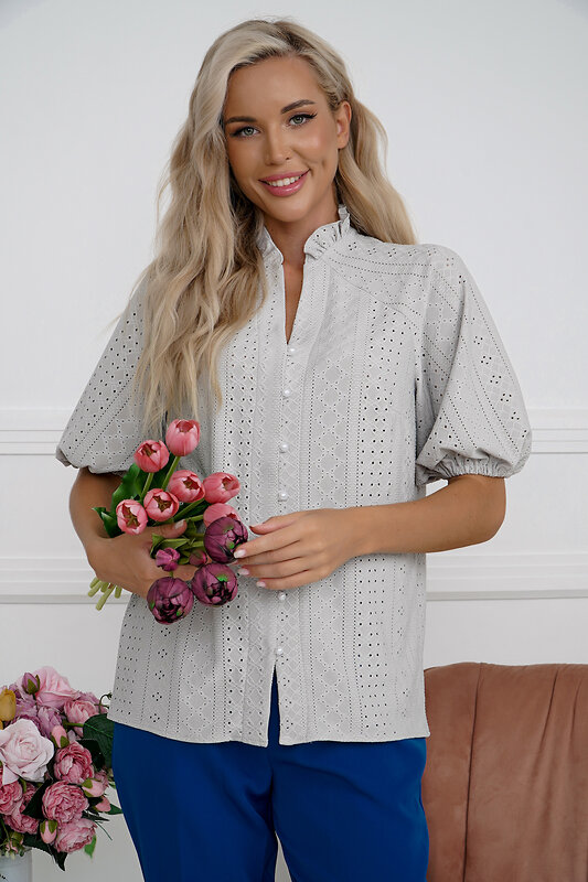 Open-style Рубашка 548849 6875 серый