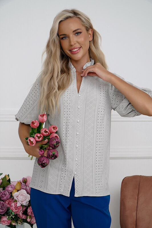 Open-style Рубашка 548849 6875 серый