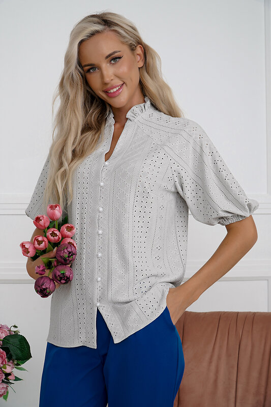 Open-style Рубашка 548849 6875 серый