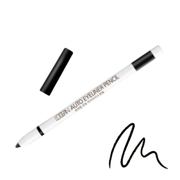 L‘OCEAN Водостойкий автоматический карандаш для глаз / Auto Eyeliner Pencil #01, Real Black, 0,5 г 548891 22740