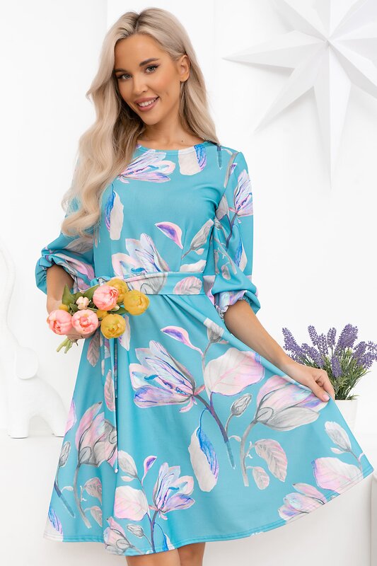 LT Collection Платье 549211 П13789-45М голубой