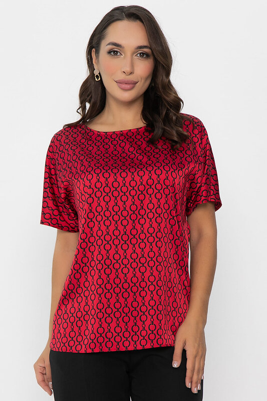 LT Collection Блуза 549221 Б14087-16М красный
