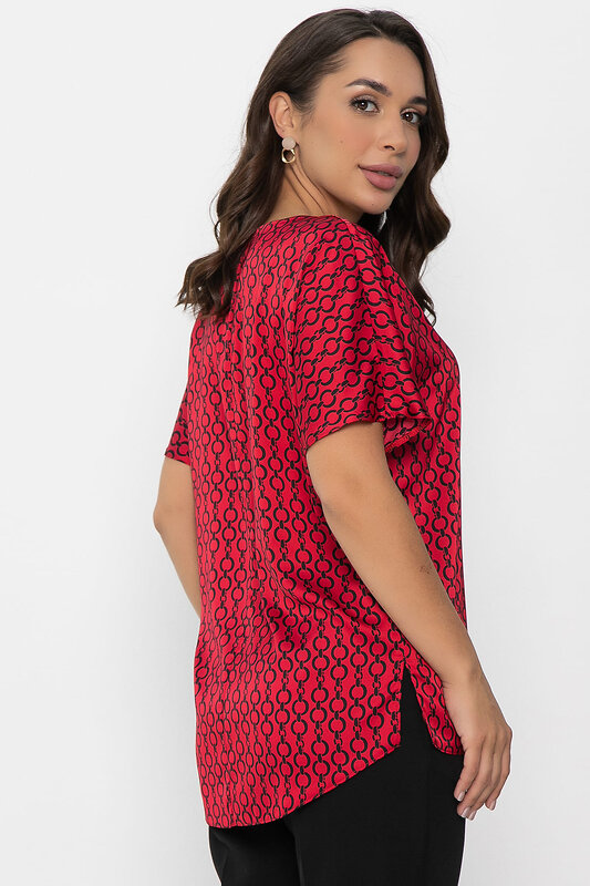 LT Collection Блуза 549221 Б14087-16М красный