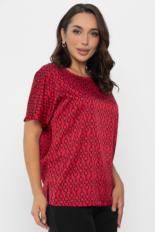 LT Collection Блуза 549221 Б14087-16М красный