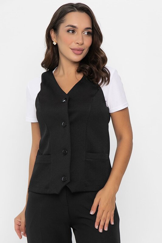 LT Collection Жилет 549225 Б14085-13М черный