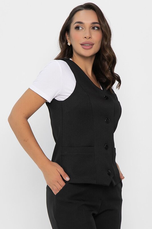 LT Collection Жилет 549225 Б14085-13М черный