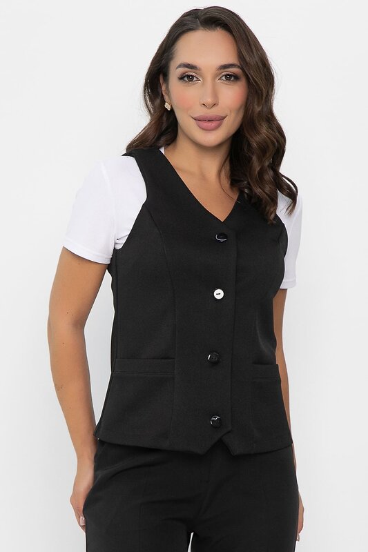 LT Collection Жилет 549225 Б14085-13М черный