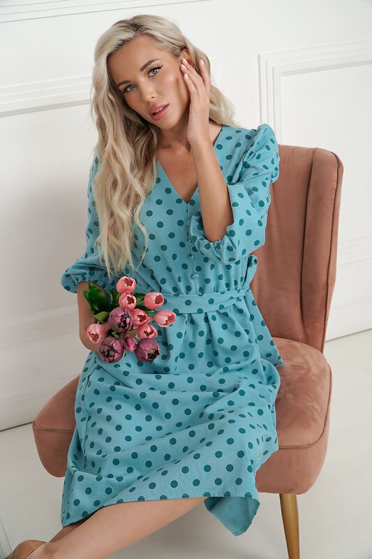 LT Collection Платье 549228 П14114-45М бирюзовый