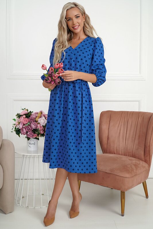 LT Collection Платье 549229 П14115-45М синий