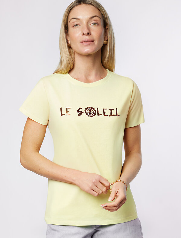 VILATTE Футболка 549351 D49.092 лимонный_le_soleil