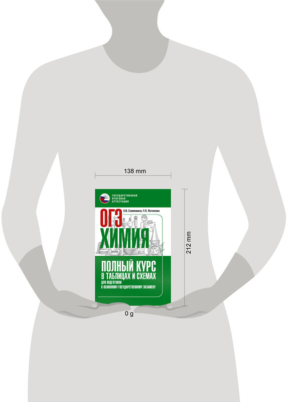 АСТ Савинкина Е.В., Логинова Г.П. "ОГЭ. Химия. Полный курс в таблицах и схемах для подготовки к ОГЭ" 549832 978-5-17-178074-6