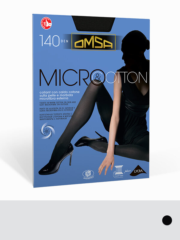 Omsa Колготки 549955 MICRO&COTTON 140 Moro (Коричневый)