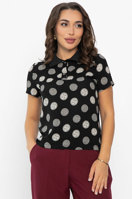 LT Collection Поло 550206 Б14092-10М черный