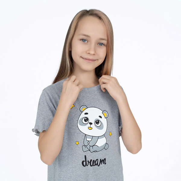 Утёнок Сорочка 551089 818 серый меланж