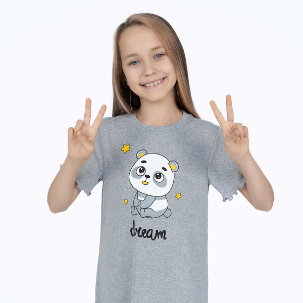 Утёнок Сорочка 551089 818 серый меланж