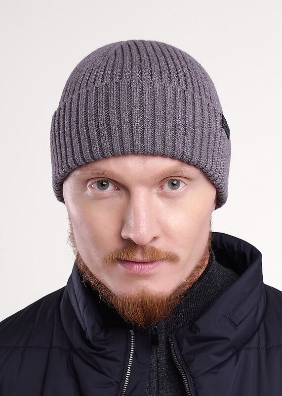 CLEVER Шапка 551528 433789вн меланж серый