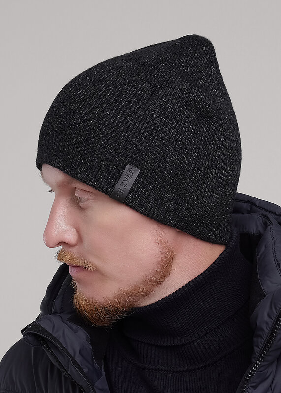 CLEVER Шапка 551532 604101вн меланж чёрный