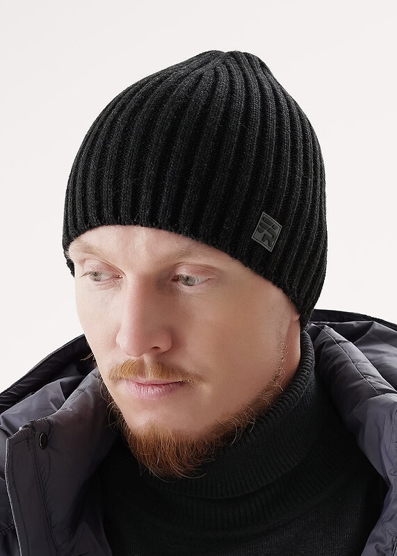 CLEVER Шапка 551578 453828ап меланж т.серый