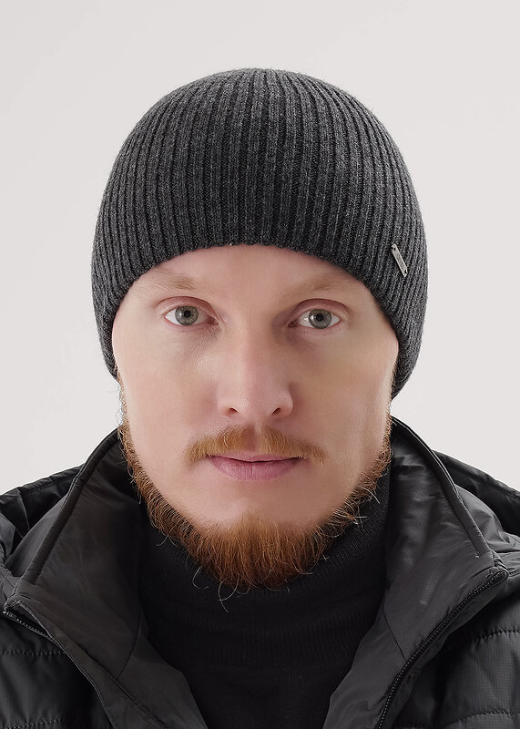 CLEVER Шапка 551614 454423аш меланж т.серый