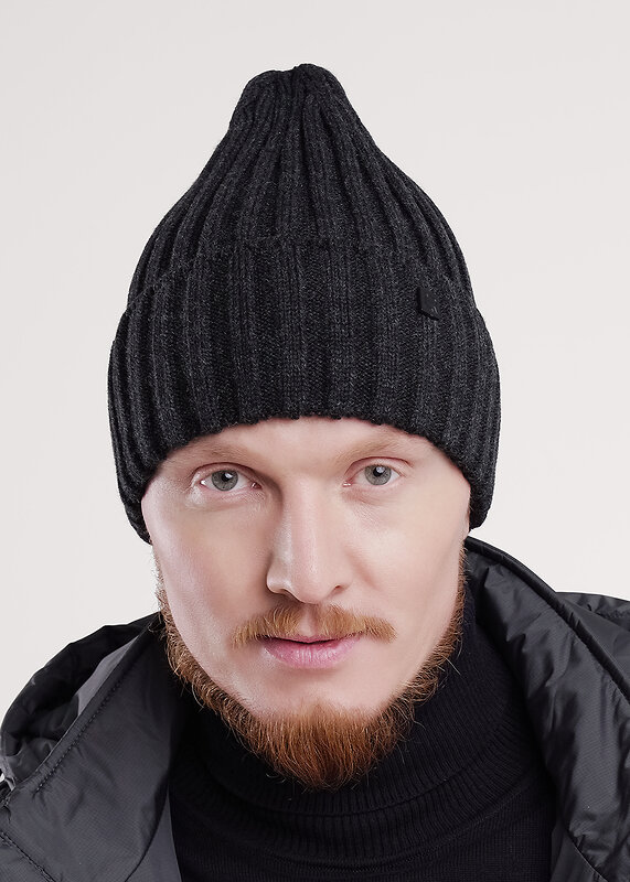CLEVER Шапка 551618 454430аш меланж т.серый