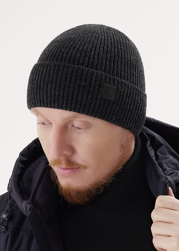 CLEVER Шапка 551622 454429аш меланж т.серый