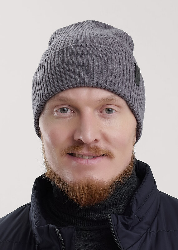CLEVER Шапка 551780 413309вн меланж серый