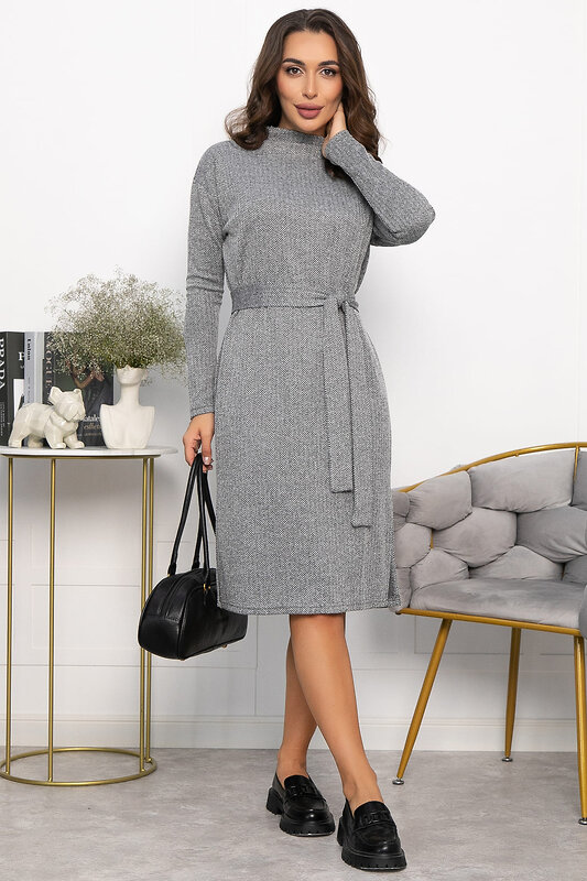 LT Collection Платье 552015 П14056-33М серый