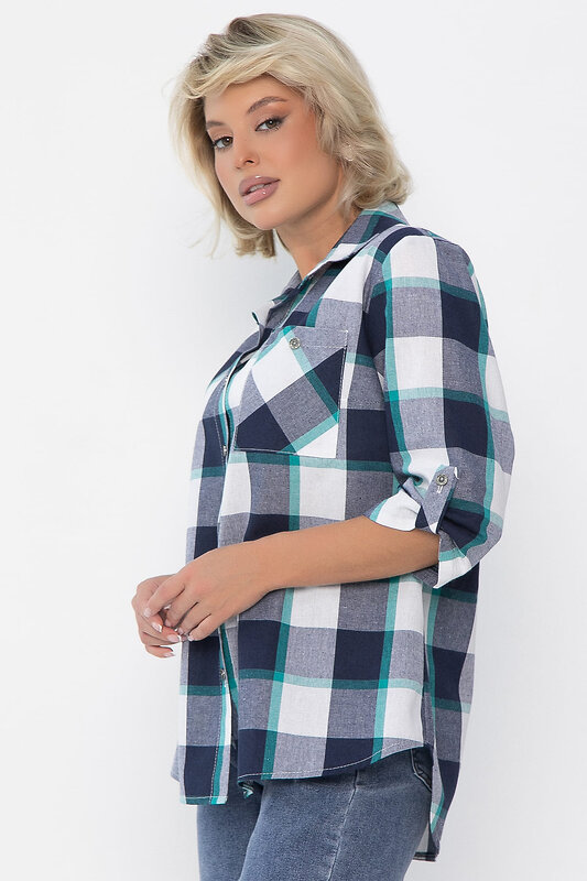 LT Collection Рубашка 552237 Б14035-18М Синий