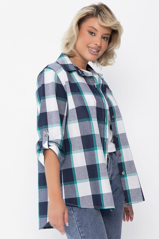 LT Collection Рубашка 552237 Б14035-18М Синий