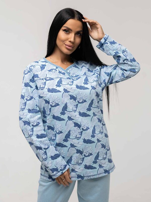 Текс-плюс Пижама 553002 НФ-00156589 Голубой