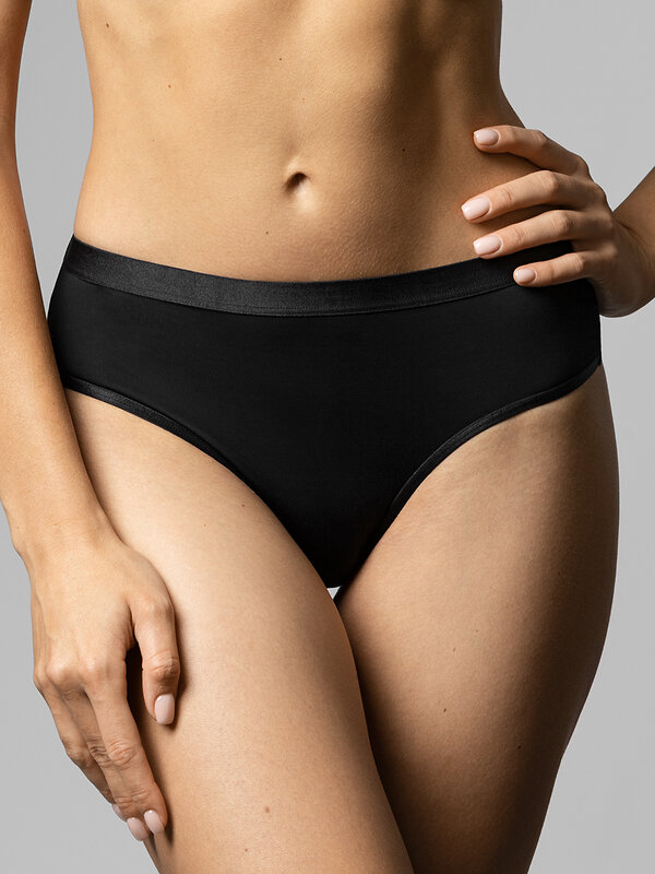 Minimi Трусы 553908 Mi 3233L DESIDERIO Трусы Slip (кружево с микрофиброй высокая линия талии) Nero (Черный)