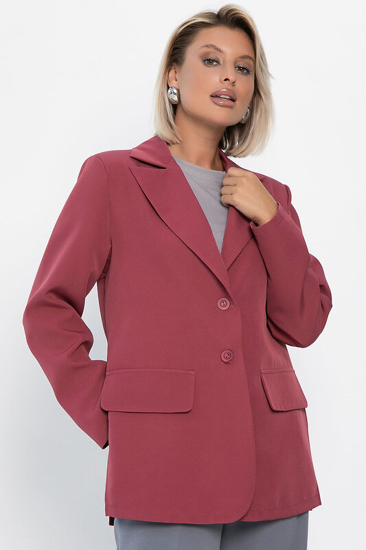 LT Collection Жакет 555470 Б14159-7М темно-розовый