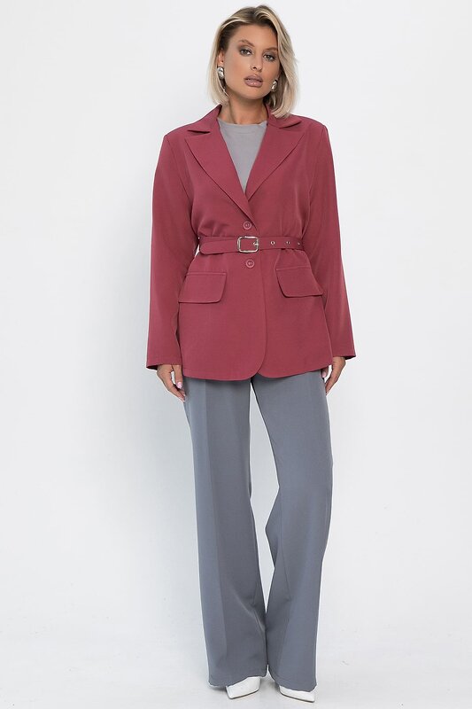 LT Collection Жакет 555470 Б14159-7М темно-розовый