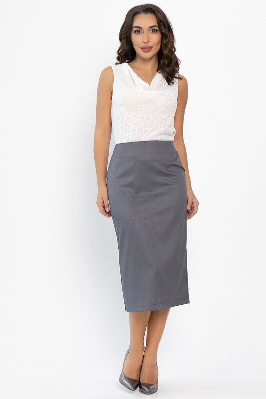 LT Collection Юбка 555471 Ю14166-25М серый