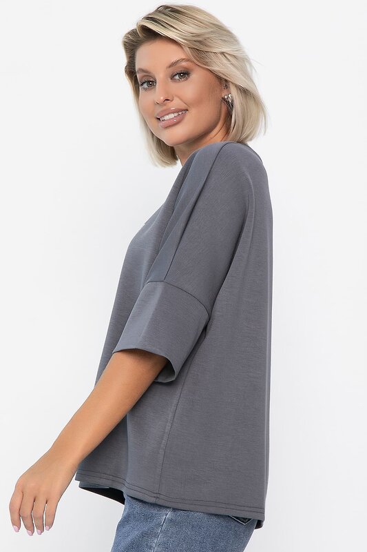 LT Collection Блуза 555480 Б14203-20М серый