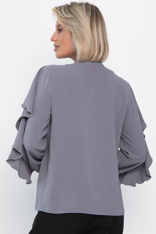 LT Collection Блуза 555484 Б14186-5М серый